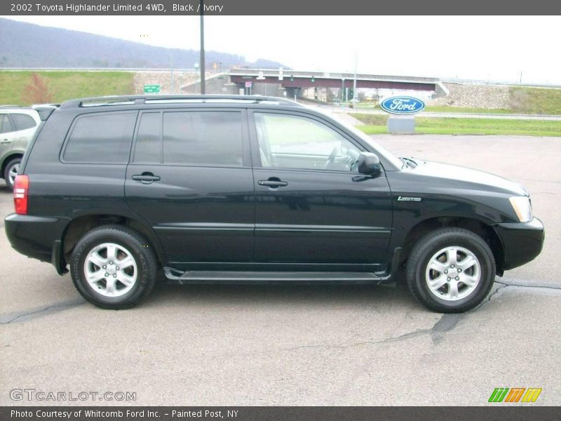 Black / Ivory 2002 Toyota Highlander Limited 4WD
