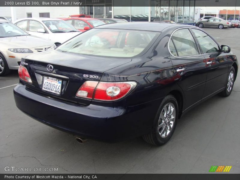 Blue Onyx Pearl / Ivory 2003 Lexus ES 300
