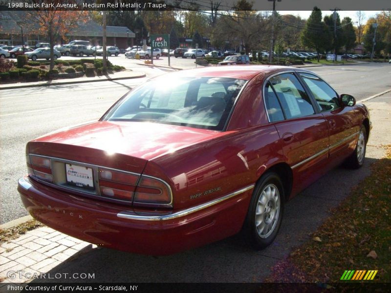 Medium Red Metallic / Taupe 1998 Buick Park Avenue