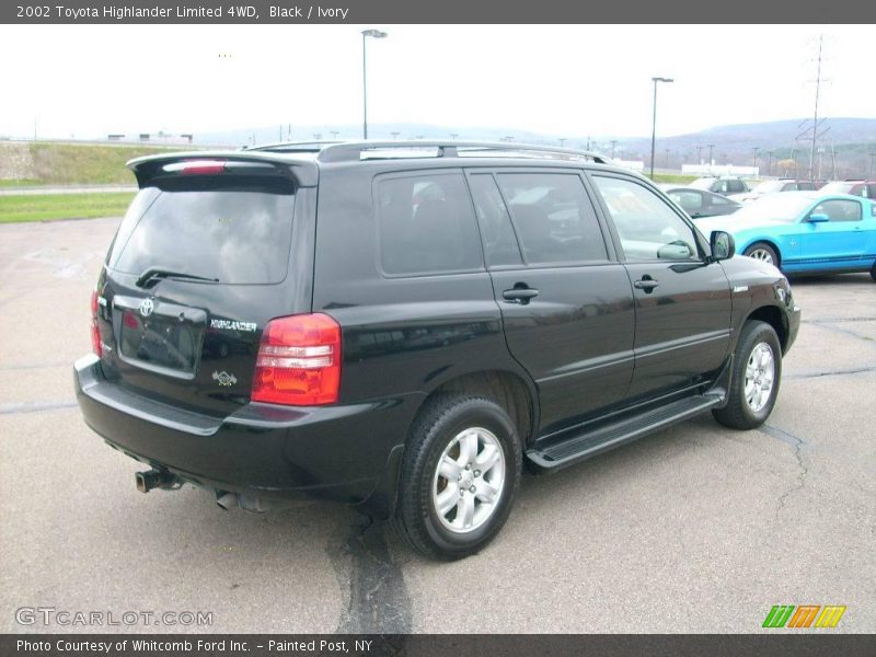 Black / Ivory 2002 Toyota Highlander Limited 4WD