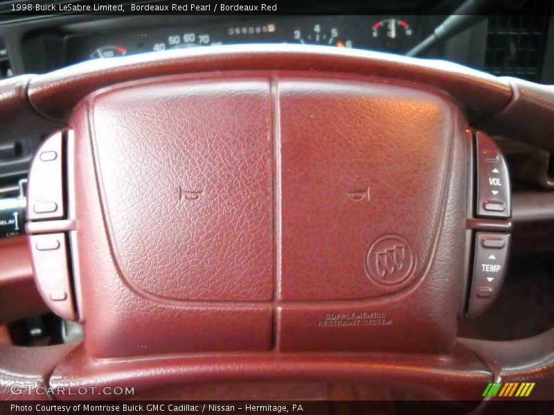 Bordeaux Red Pearl / Bordeaux Red 1998 Buick LeSabre Limited