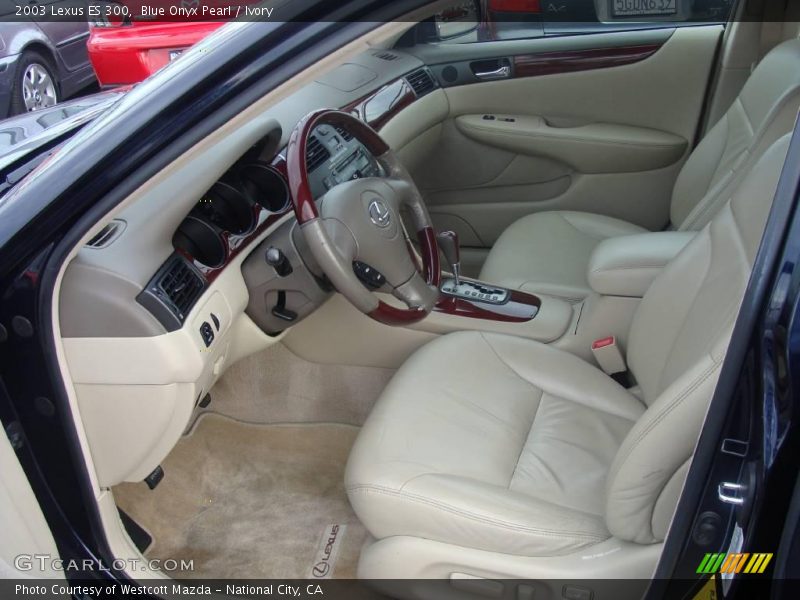 Blue Onyx Pearl / Ivory 2003 Lexus ES 300