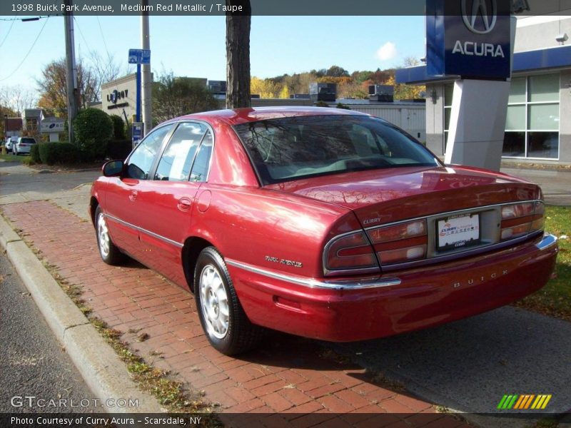 Medium Red Metallic / Taupe 1998 Buick Park Avenue
