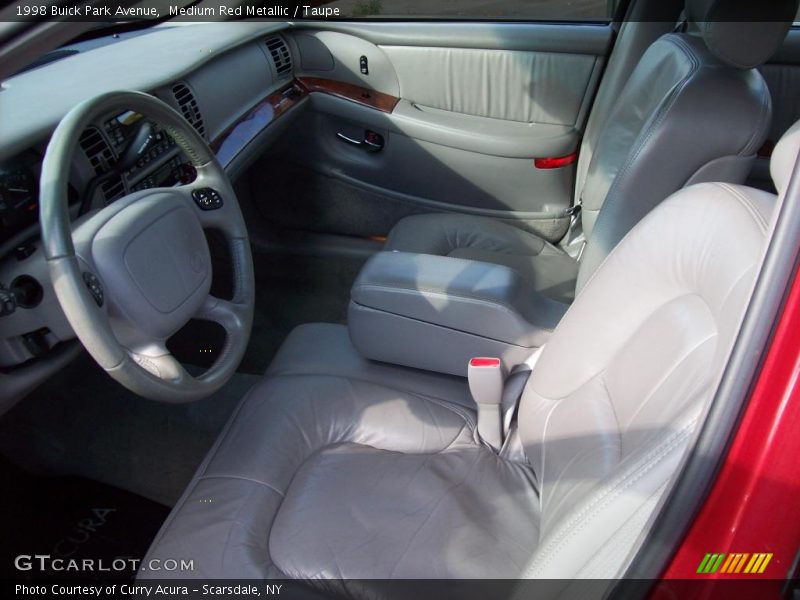 Medium Red Metallic / Taupe 1998 Buick Park Avenue