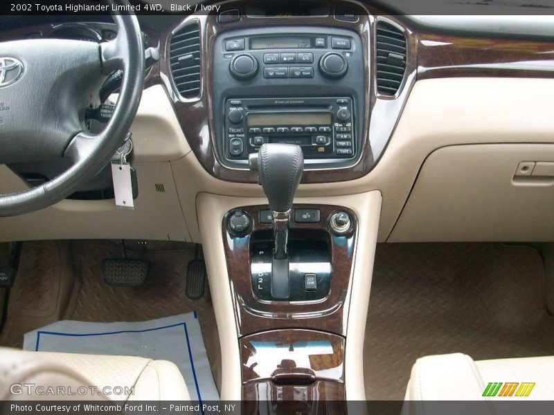 Black / Ivory 2002 Toyota Highlander Limited 4WD