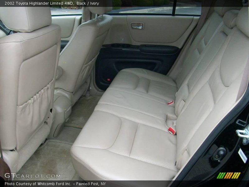 Black / Ivory 2002 Toyota Highlander Limited 4WD