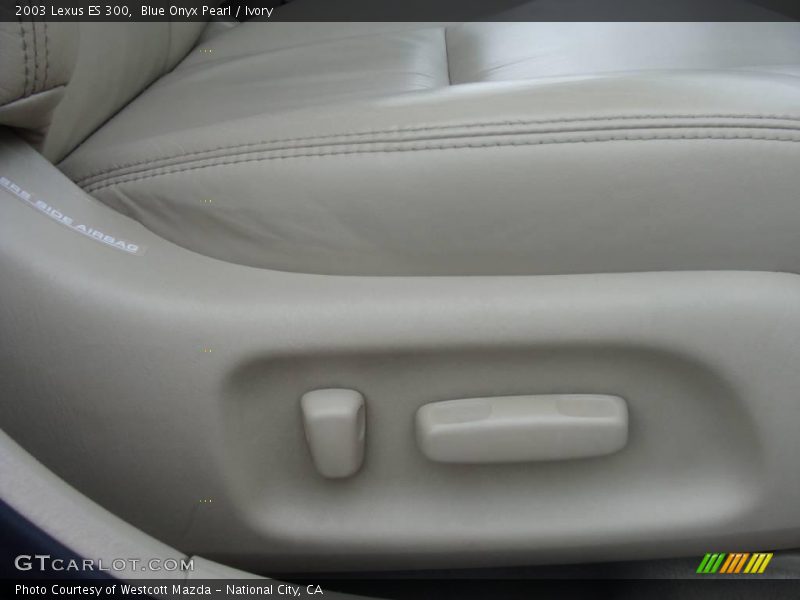 Blue Onyx Pearl / Ivory 2003 Lexus ES 300