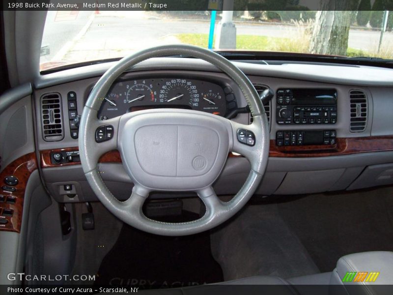 Medium Red Metallic / Taupe 1998 Buick Park Avenue
