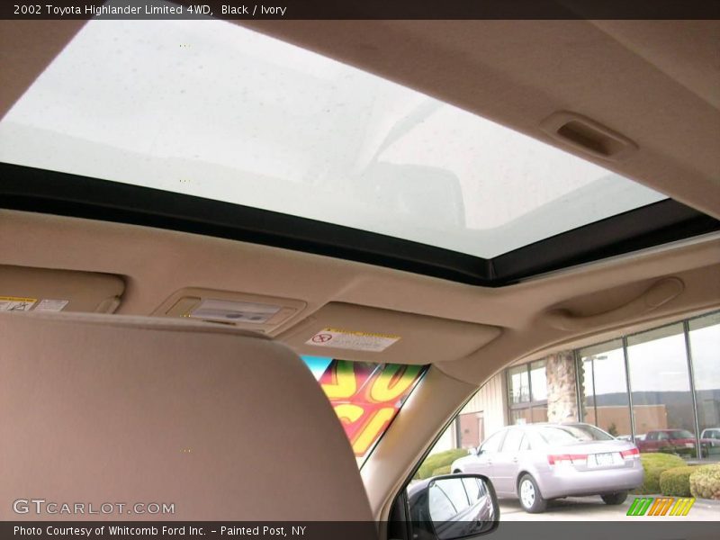 Black / Ivory 2002 Toyota Highlander Limited 4WD