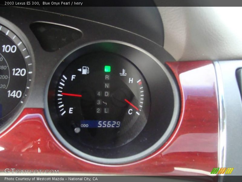 Blue Onyx Pearl / Ivory 2003 Lexus ES 300