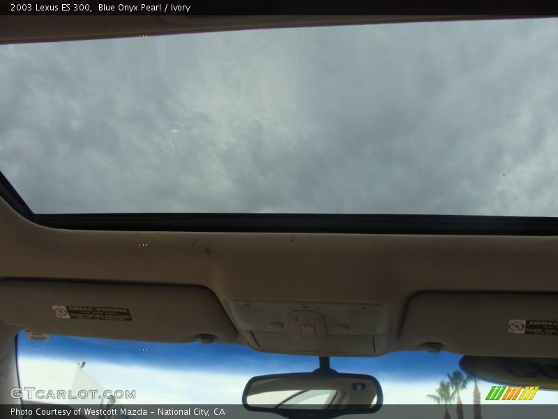 Blue Onyx Pearl / Ivory 2003 Lexus ES 300