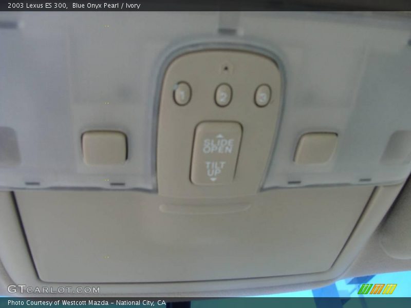 Blue Onyx Pearl / Ivory 2003 Lexus ES 300