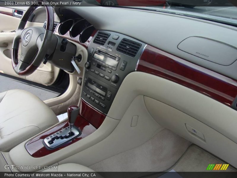 Blue Onyx Pearl / Ivory 2003 Lexus ES 300