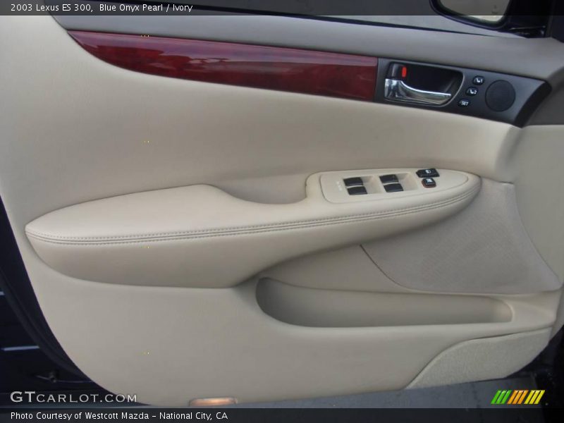 Blue Onyx Pearl / Ivory 2003 Lexus ES 300