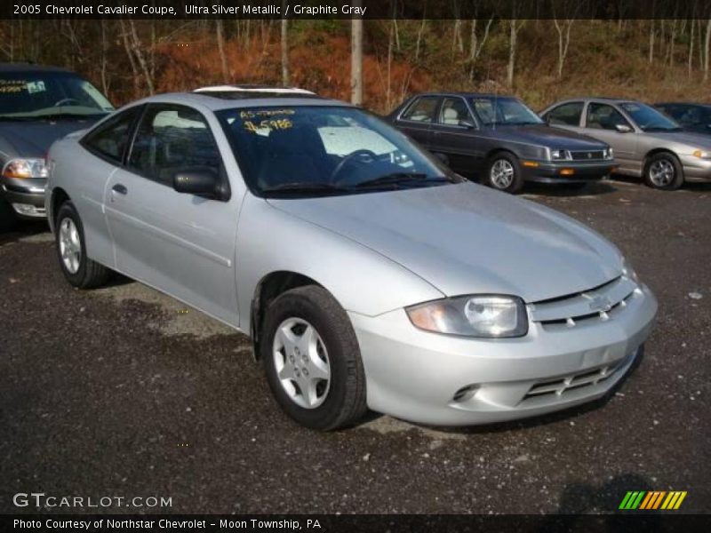 Ultra Silver Metallic / Graphite Gray 2005 Chevrolet Cavalier Coupe