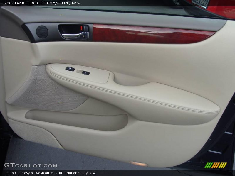 Blue Onyx Pearl / Ivory 2003 Lexus ES 300