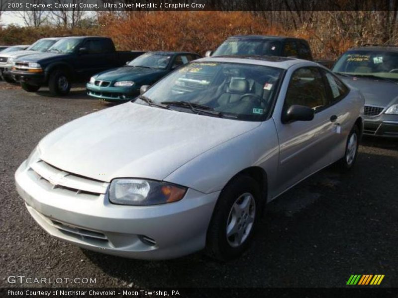 Ultra Silver Metallic / Graphite Gray 2005 Chevrolet Cavalier Coupe