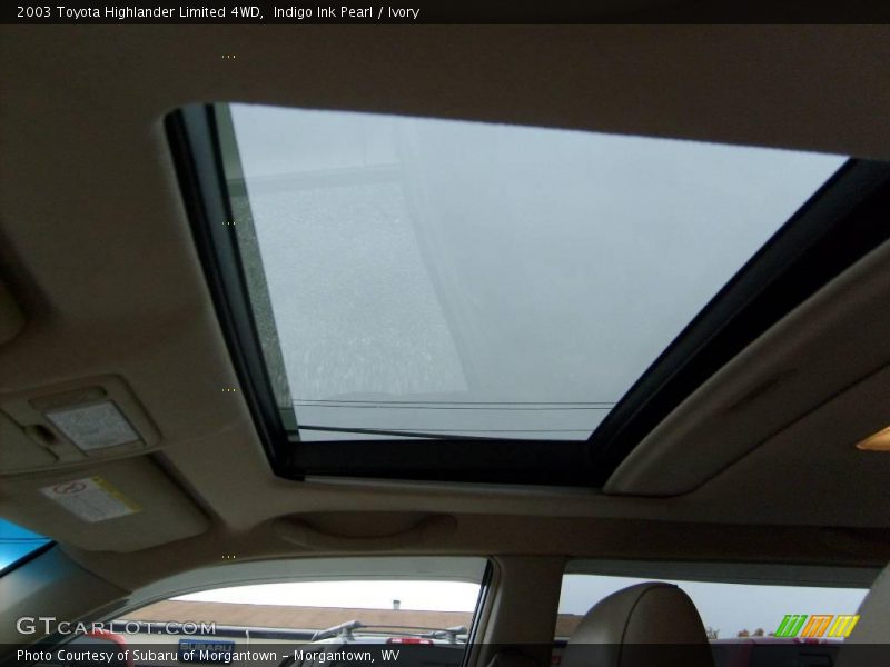 Indigo Ink Pearl / Ivory 2003 Toyota Highlander Limited 4WD