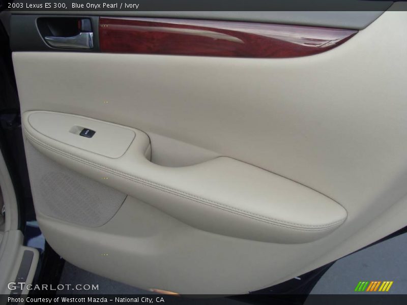 Blue Onyx Pearl / Ivory 2003 Lexus ES 300