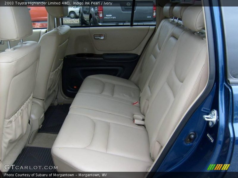 Indigo Ink Pearl / Ivory 2003 Toyota Highlander Limited 4WD