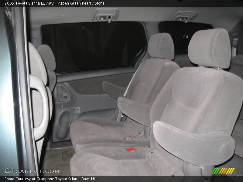 Aspen Green Pearl / Stone 2005 Toyota Sienna LE AWD