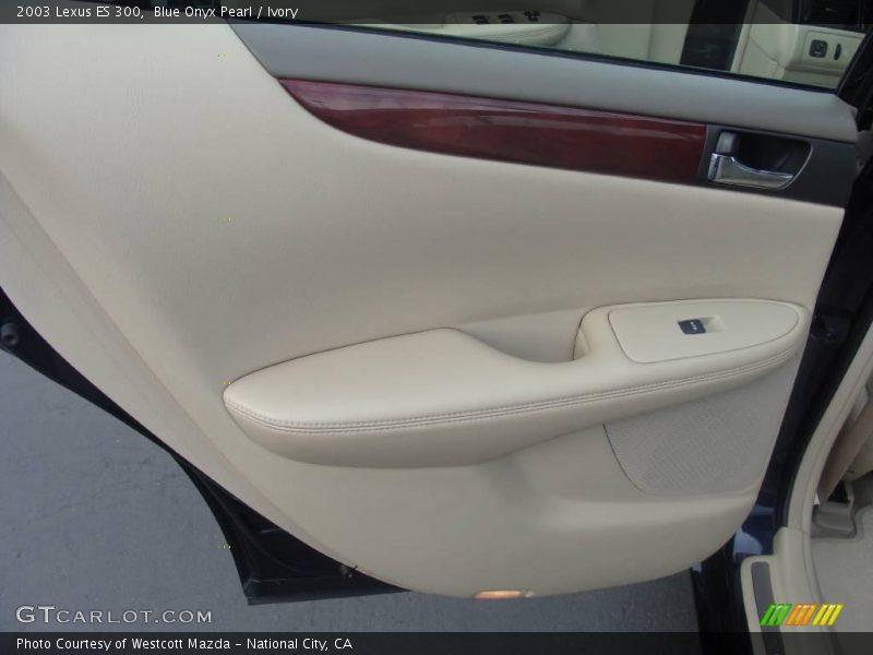 Blue Onyx Pearl / Ivory 2003 Lexus ES 300