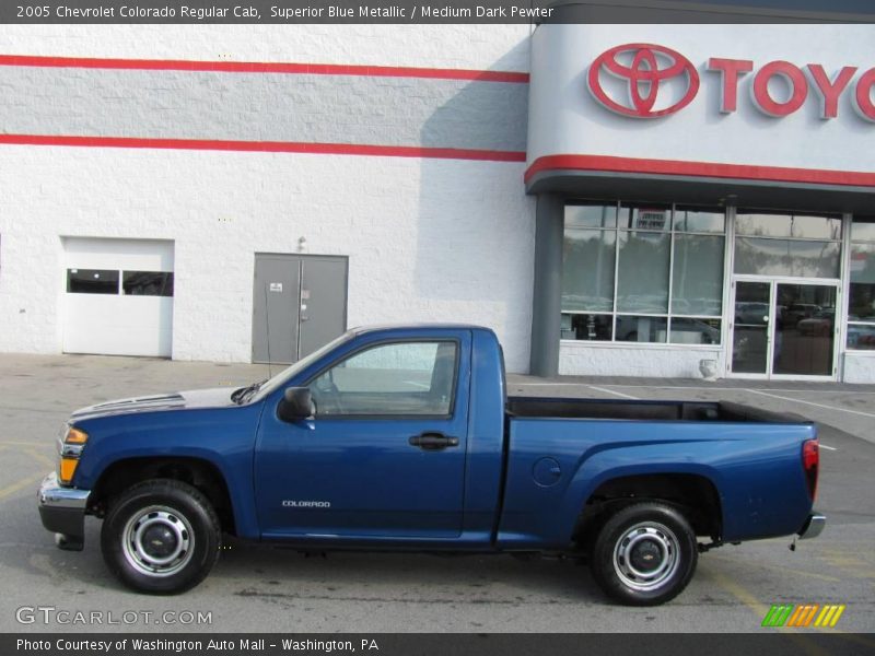 Superior Blue Metallic / Medium Dark Pewter 2005 Chevrolet Colorado Regular Cab
