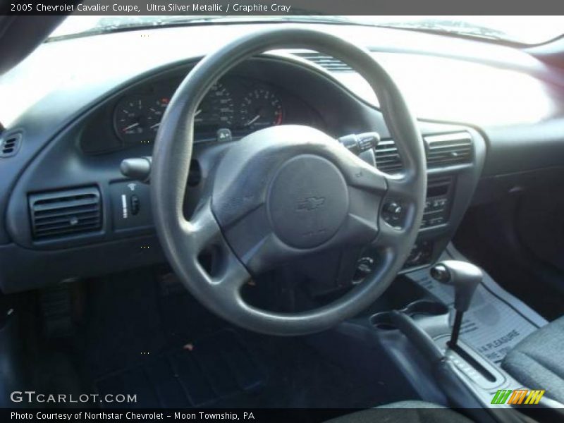Ultra Silver Metallic / Graphite Gray 2005 Chevrolet Cavalier Coupe