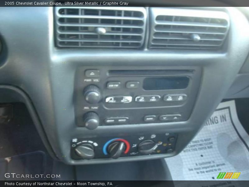 Ultra Silver Metallic / Graphite Gray 2005 Chevrolet Cavalier Coupe