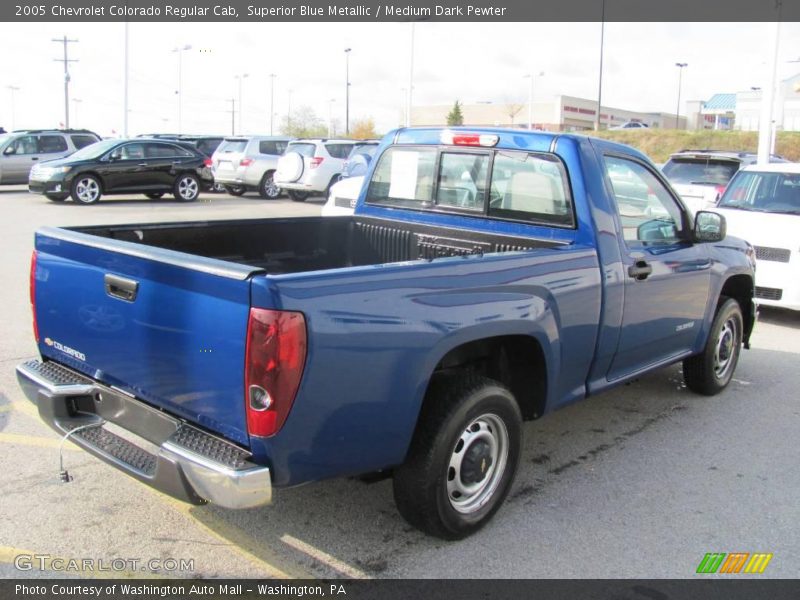 Superior Blue Metallic / Medium Dark Pewter 2005 Chevrolet Colorado Regular Cab