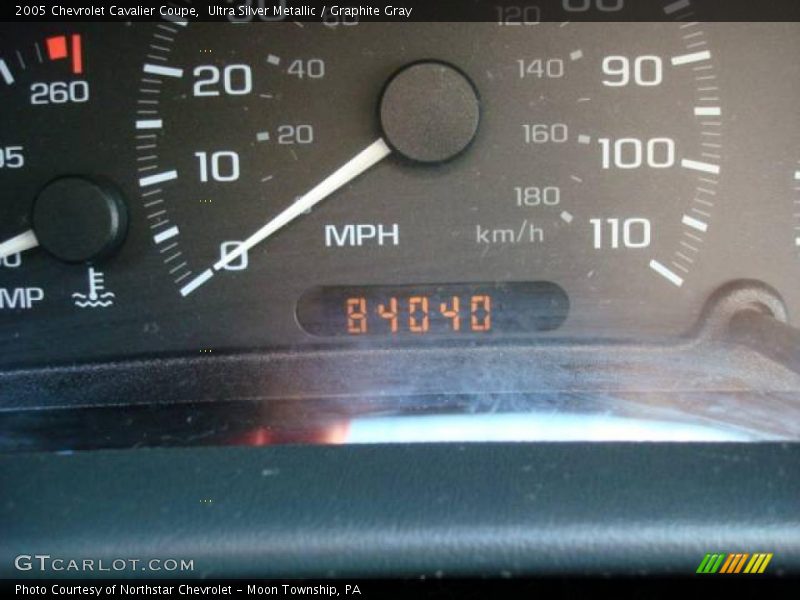 Ultra Silver Metallic / Graphite Gray 2005 Chevrolet Cavalier Coupe