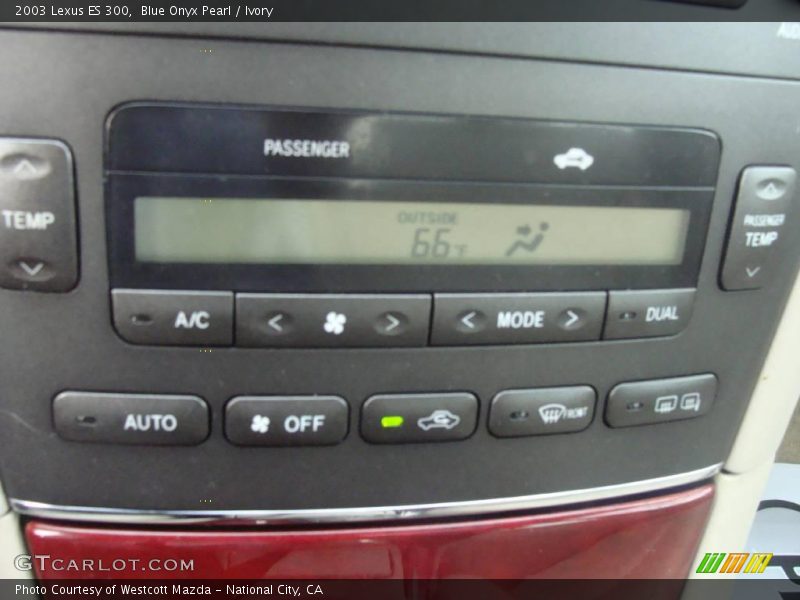 Blue Onyx Pearl / Ivory 2003 Lexus ES 300