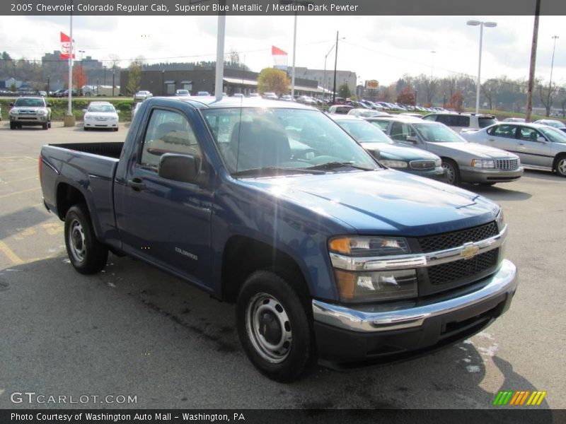 Superior Blue Metallic / Medium Dark Pewter 2005 Chevrolet Colorado Regular Cab
