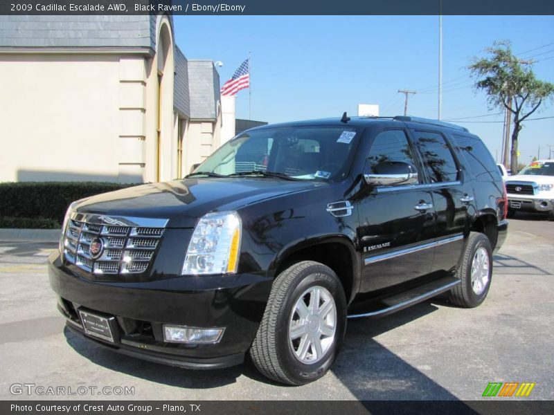 Black Raven / Ebony/Ebony 2009 Cadillac Escalade AWD