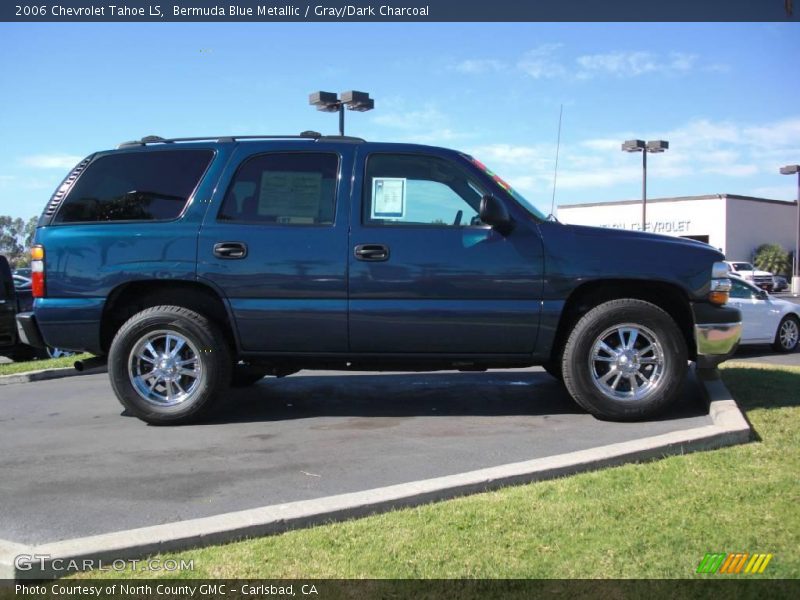 Bermuda Blue Metallic / Gray/Dark Charcoal 2006 Chevrolet Tahoe LS