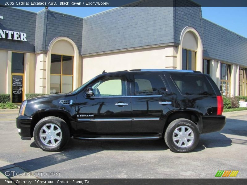 Black Raven / Ebony/Ebony 2009 Cadillac Escalade AWD