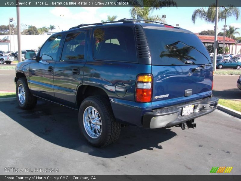 Bermuda Blue Metallic / Gray/Dark Charcoal 2006 Chevrolet Tahoe LS