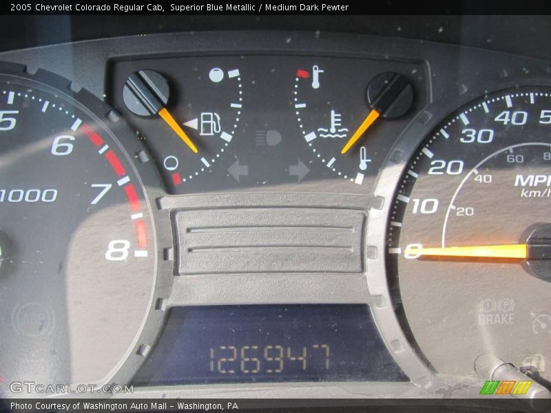 Superior Blue Metallic / Medium Dark Pewter 2005 Chevrolet Colorado Regular Cab