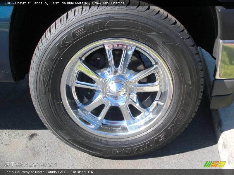 Bermuda Blue Metallic / Gray/Dark Charcoal 2006 Chevrolet Tahoe LS