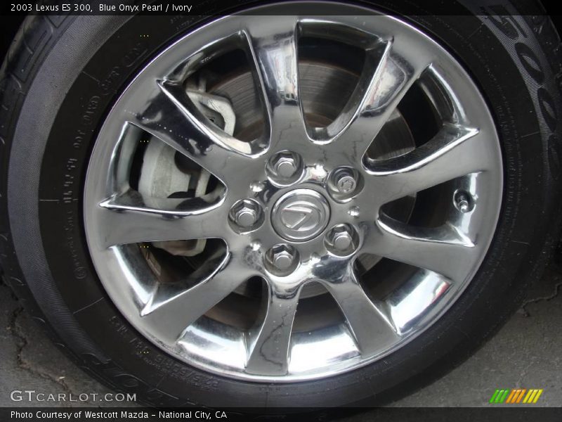 Blue Onyx Pearl / Ivory 2003 Lexus ES 300
