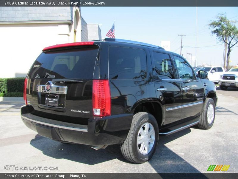 Black Raven / Ebony/Ebony 2009 Cadillac Escalade AWD