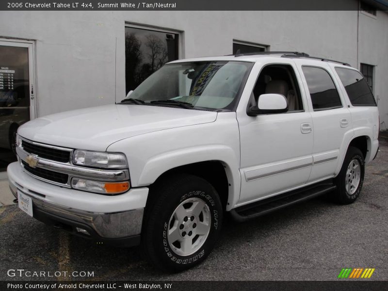 Summit White / Tan/Neutral 2006 Chevrolet Tahoe LT 4x4