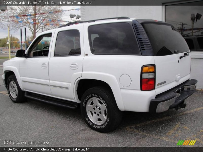 Summit White / Tan/Neutral 2006 Chevrolet Tahoe LT 4x4