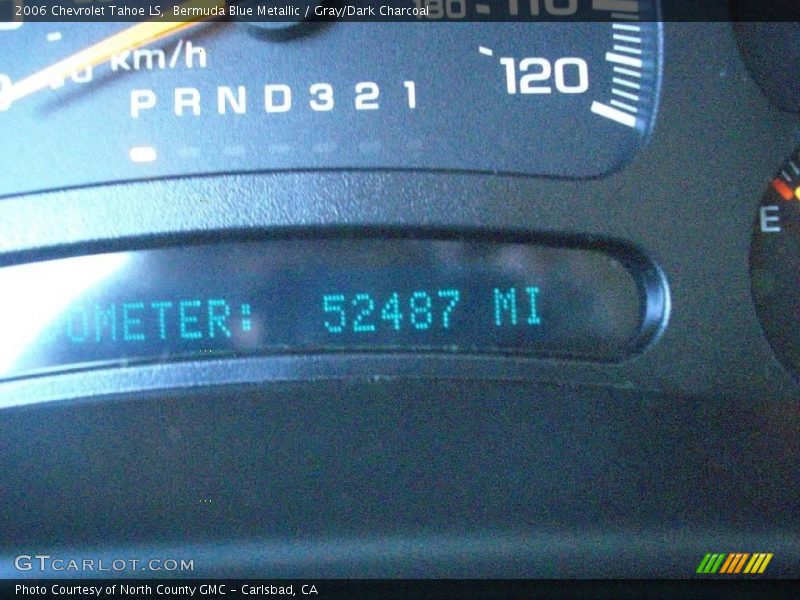 Bermuda Blue Metallic / Gray/Dark Charcoal 2006 Chevrolet Tahoe LS