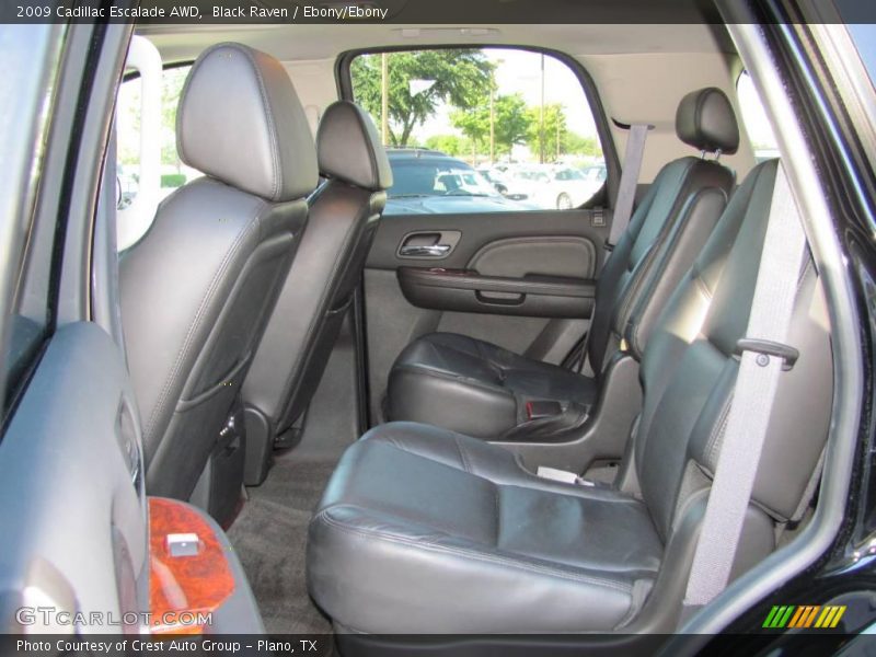 Black Raven / Ebony/Ebony 2009 Cadillac Escalade AWD
