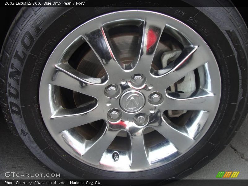 Blue Onyx Pearl / Ivory 2003 Lexus ES 300