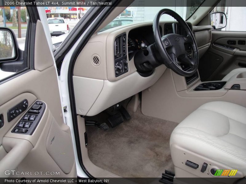 Summit White / Tan/Neutral 2006 Chevrolet Tahoe LT 4x4
