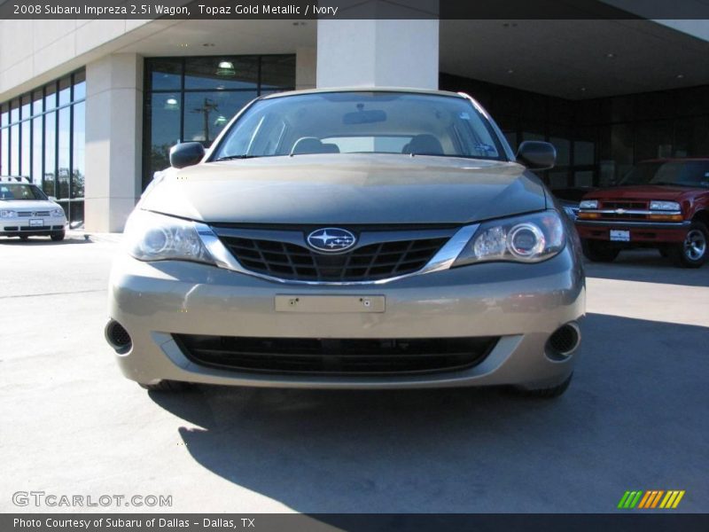 Topaz Gold Metallic / Ivory 2008 Subaru Impreza 2.5i Wagon