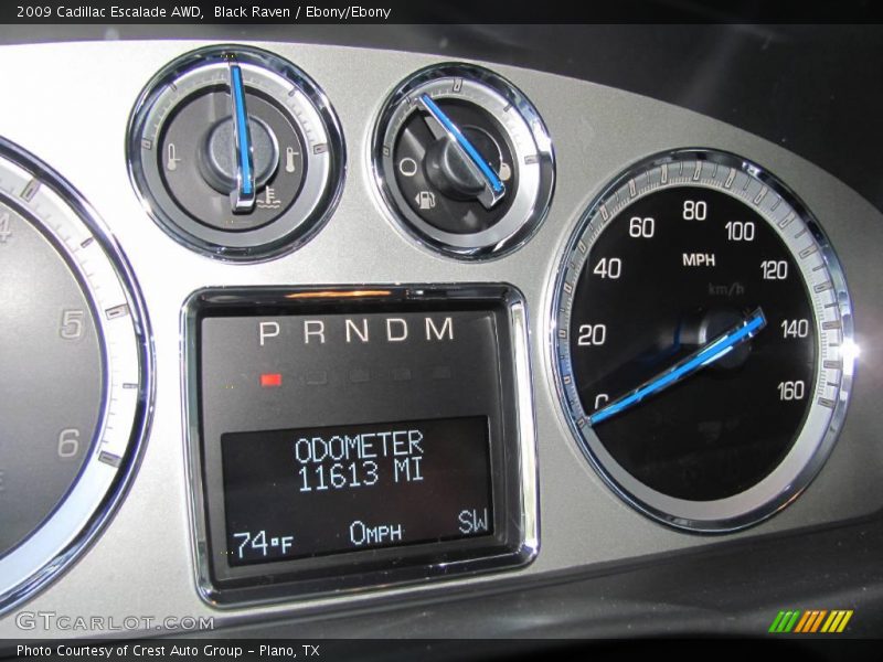 Black Raven / Ebony/Ebony 2009 Cadillac Escalade AWD