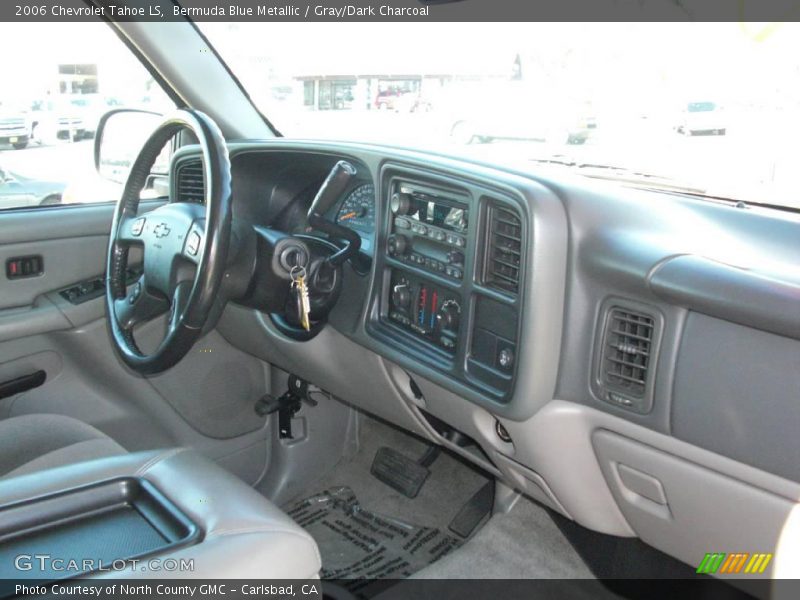 Bermuda Blue Metallic / Gray/Dark Charcoal 2006 Chevrolet Tahoe LS